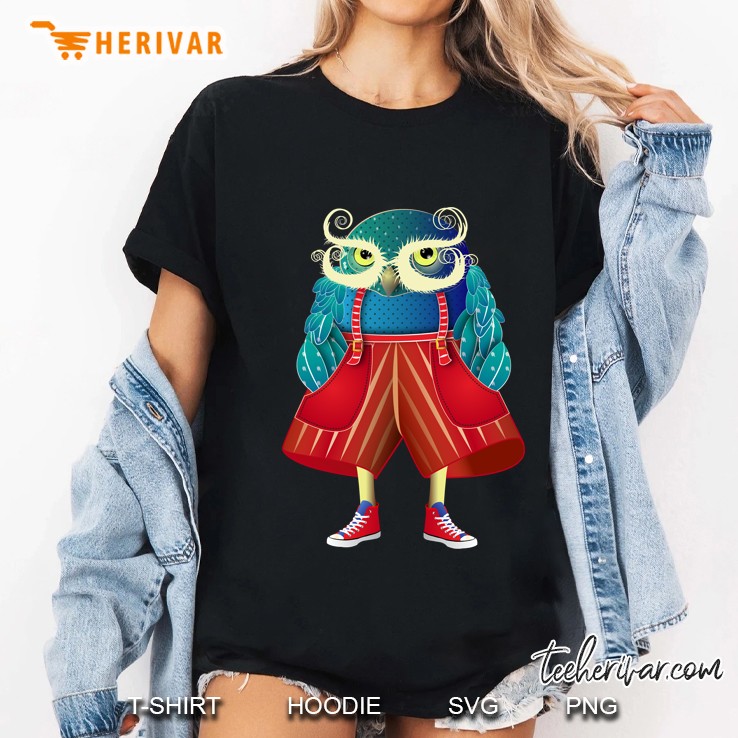 My Owl Red Pants Classic Ladies Tee