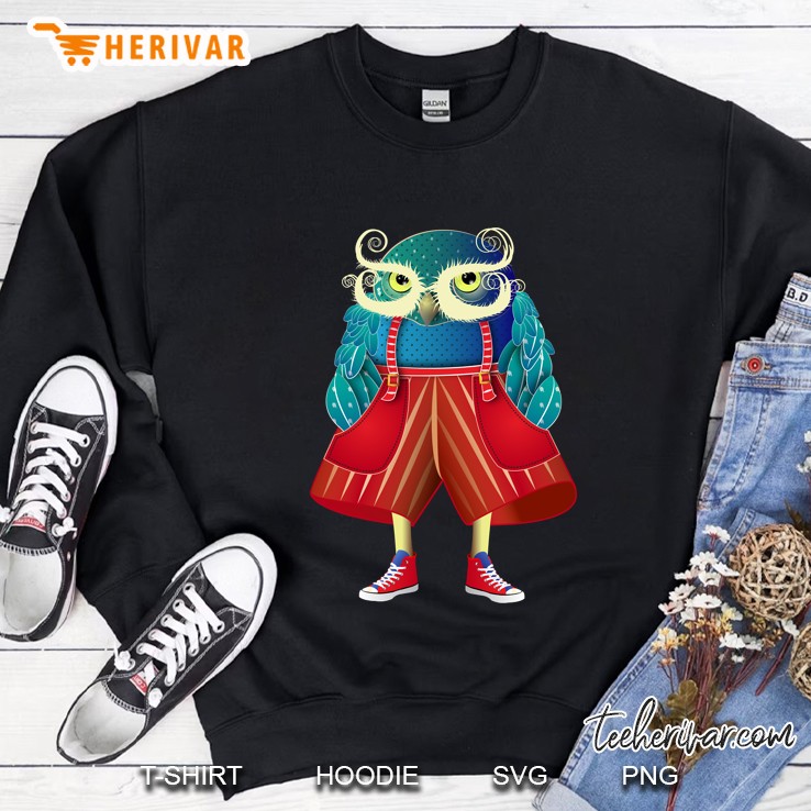 My Owl Red Pants Classic Sweatshirt