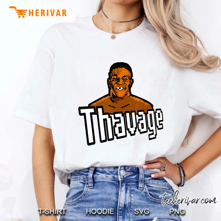 8-Bit Thavage Casual Wear, Funny Thupreme Boxing Lisp Ladies Tee