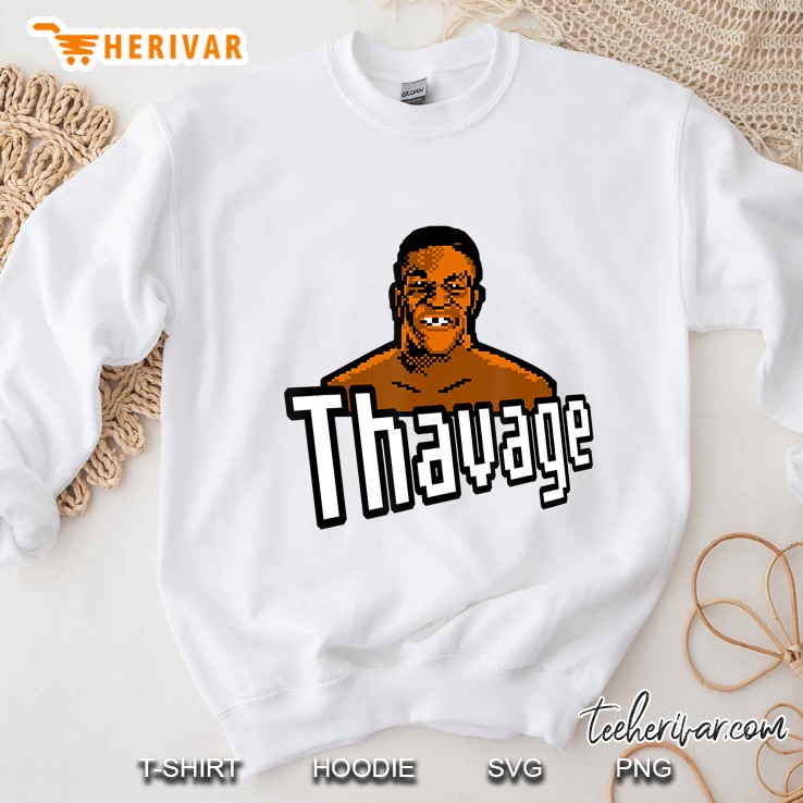 8-Bit Thavage Casual Wear, Funny Thupreme Boxing Lisp Sweatshirt