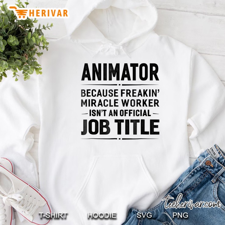 Animator Miracle Worker Job Title Funny Unisex Mugs