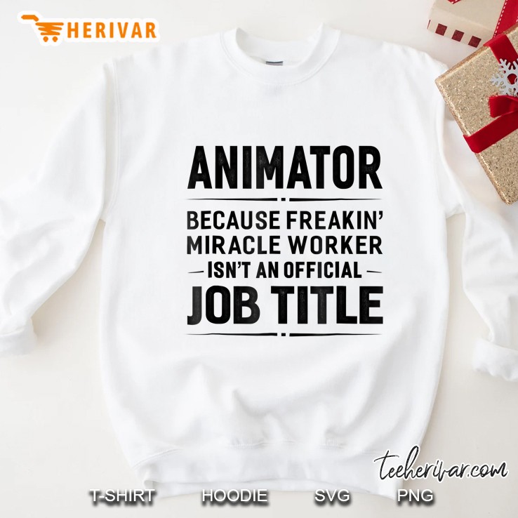 Animator Miracle Worker Job Title Funny Unisex Mugs