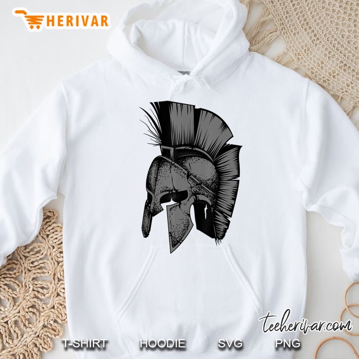 Spartan Greek Helmet Cute Troy Fighters Funny Hoodie
