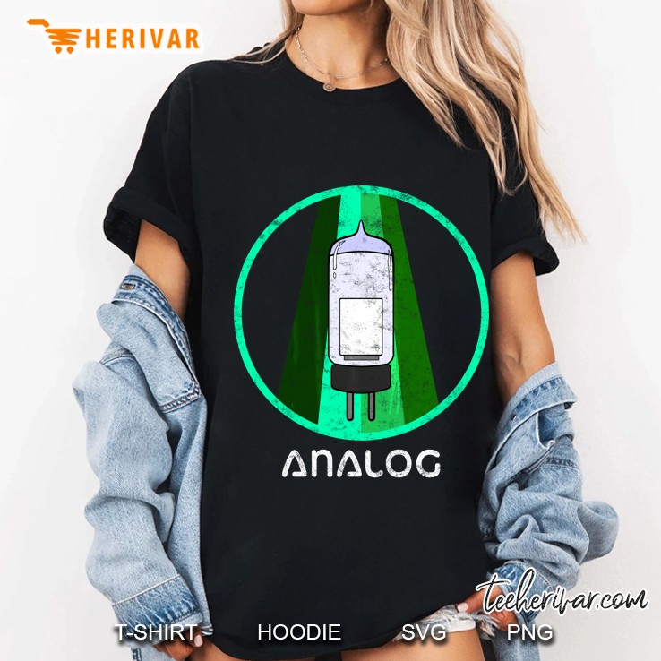 Analog Audio 70S Vacuum Tube Retro Tee Ladies Tee