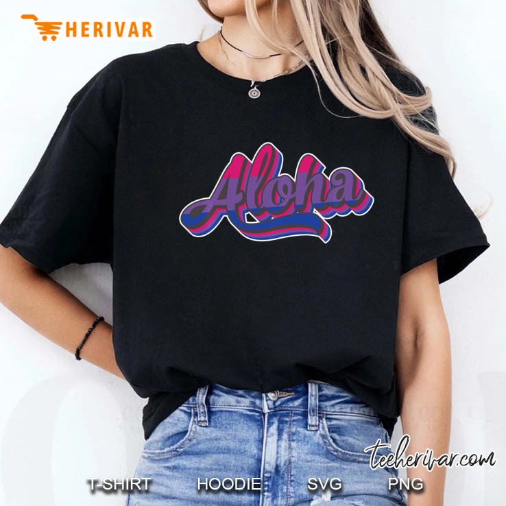 Bisexual Lgbtq Hawaii Aloha Beach Gay Pride Pullover Ladies Tee