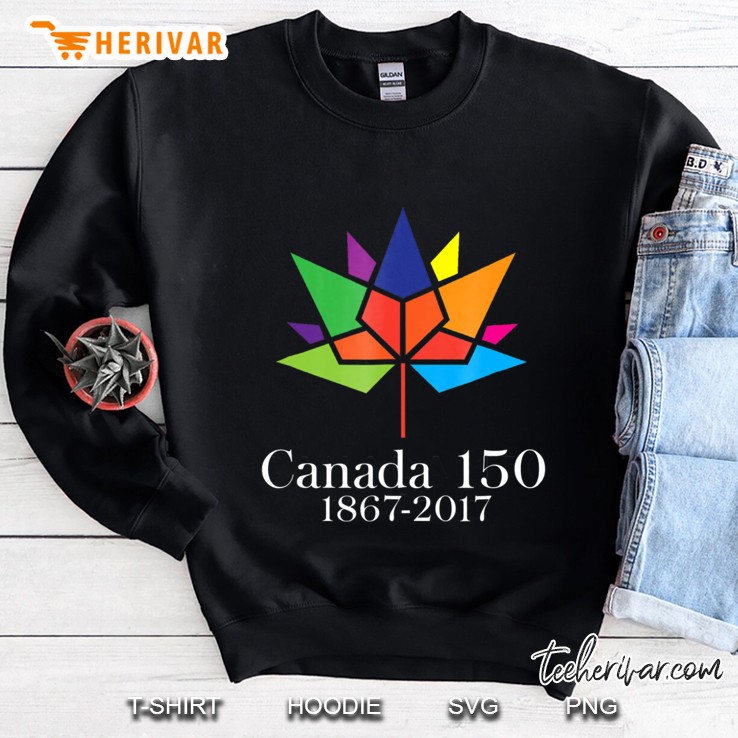 Canada 150 Years Happy Canada Day Sweatshirt