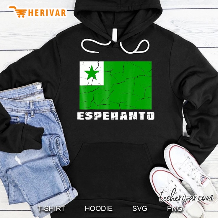 Esperanto Shirt Distressed Mugs