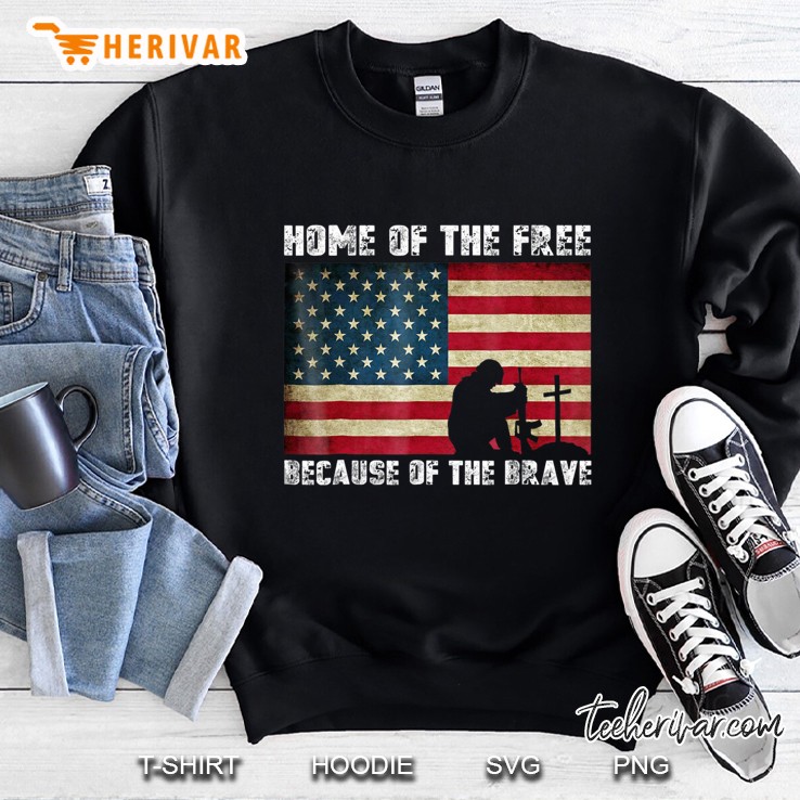 Home Of The Free Because Of The Brave - Veterans Tshirt Mugs