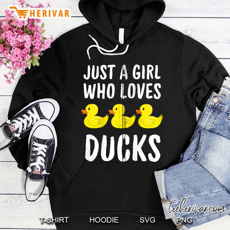 Just A Girl Who Loves Ducks, Rubber Duck Lover Owner Gifts Zip Mugs