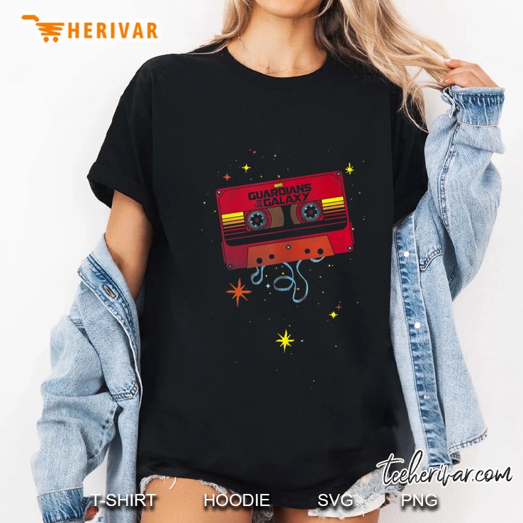 Marvel Guardians Of The Galaxy Retro Cassette Tape Tank Top Hoodie