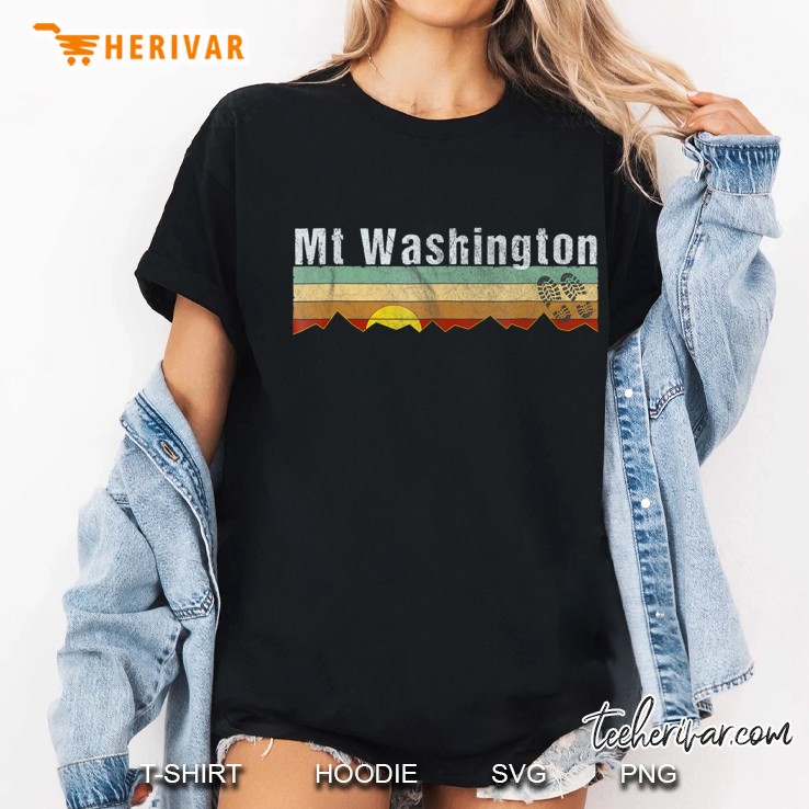 Mt Washington - Vintage Mt Washington Hiking Tee Gift Ladies Tee