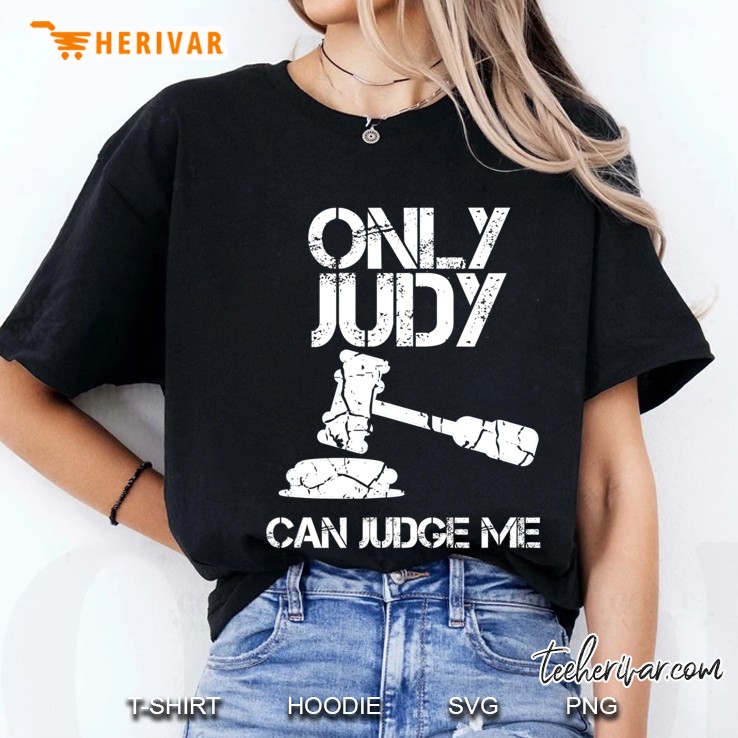 Only Judy Can Judge Me Sunset Lawyer Ladies Tee