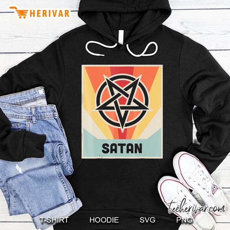 Retro Vintage Satan Pentagram Hoodie