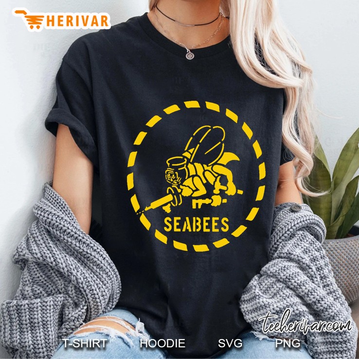 U.S. Navy Seabees Original Navy Naval Logo Gift Hoodie