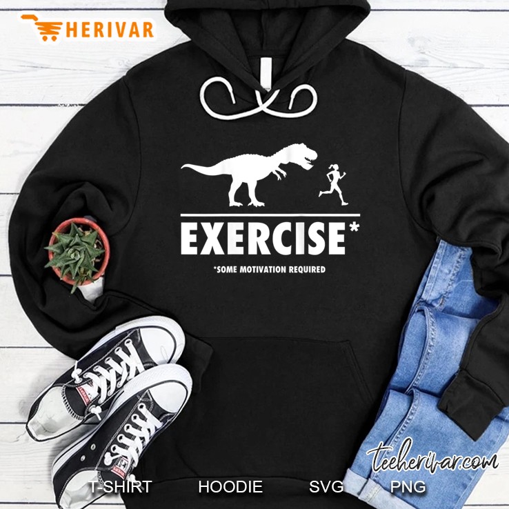 Womens Funny T Rex Exercise Motivation Required Tank Top Shirt Tank Top Hoodie