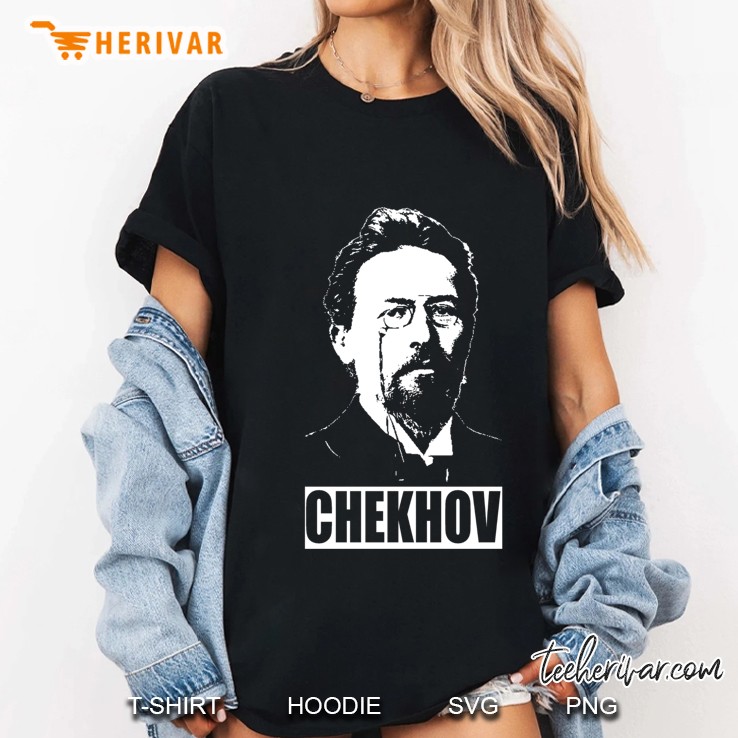 Anton Chekhov-3 Slim Fit Ladies Tee