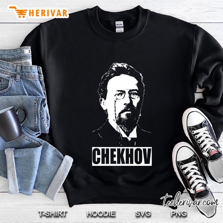 Anton Chekhov-3 Slim Fit Sweatshirt