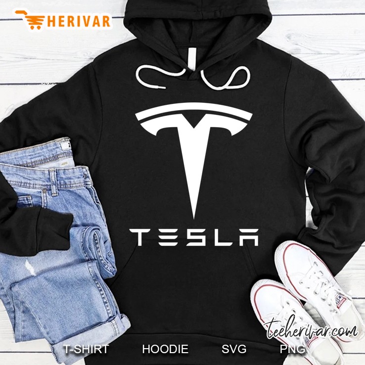 Blue Tesla Classic Hoodie
