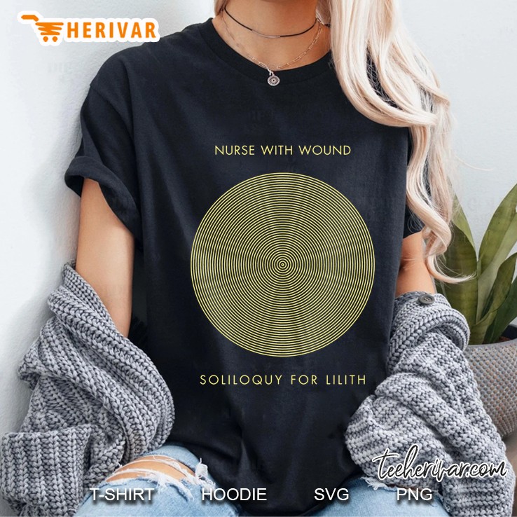 Nurse With Wound Soliloquy Gold Round Circles Classic Ladies Tee