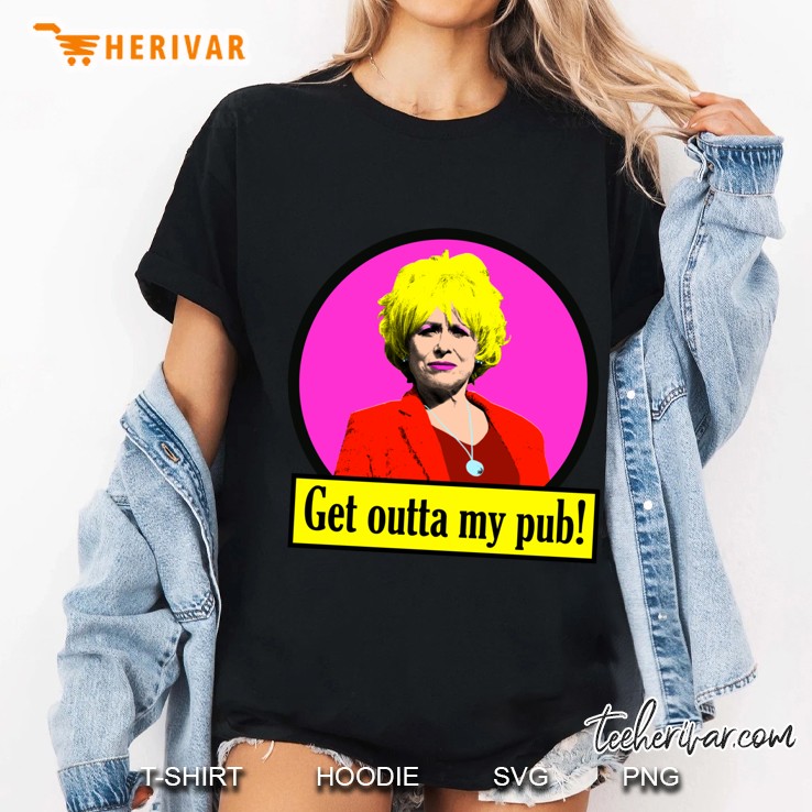 Peggy Mitchell - Get Outta My Pub! Slim Fit Ladies Tee