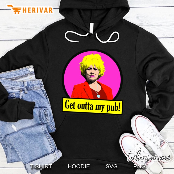 Peggy Mitchell - Get Outta My Pub! Slim Fit Hoodie