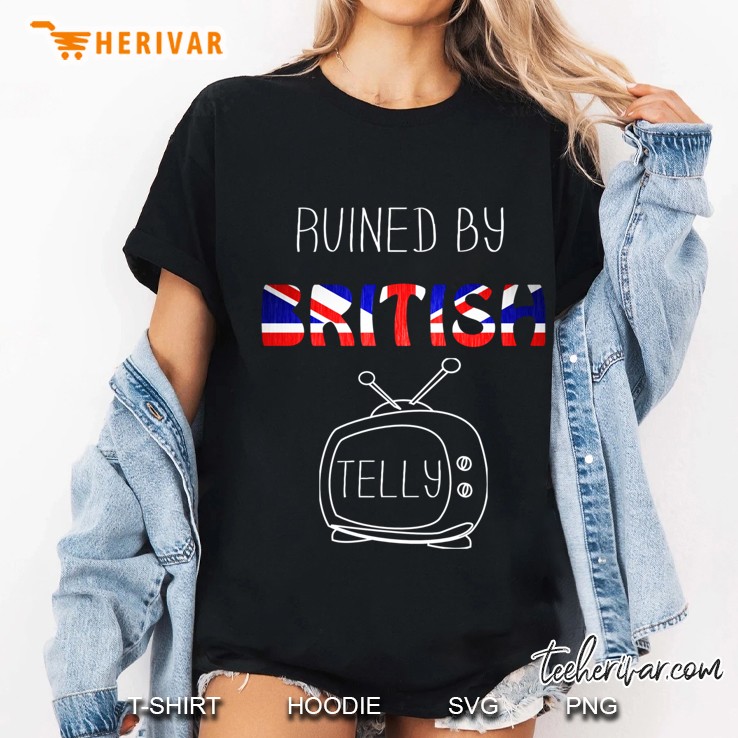 Ruined By British Telly Updated Slim Fit Ladies Tee