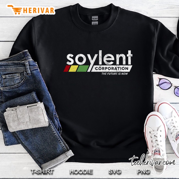 Soylent Corporation Logo Inspired By Soylent Green Slim Fit Sweatshirt