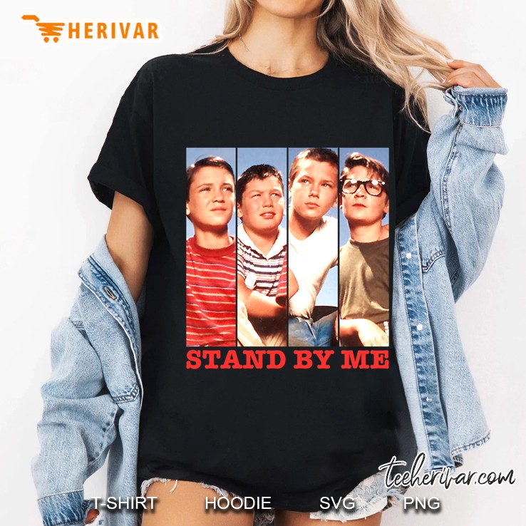 Stand By Me Character Montage Slim Fit Ladies Tee
