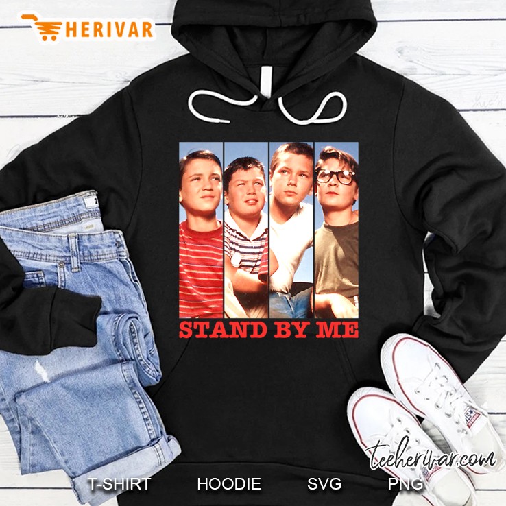 Stand By Me Character Montage Slim Fit Hoodie