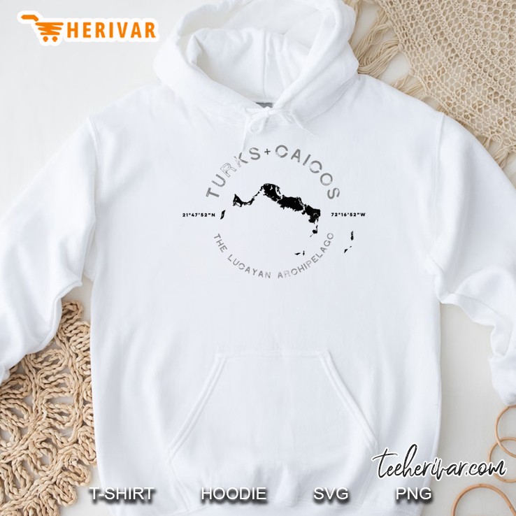 Turks And Caicos Graphic Vintage Retro Hoodie