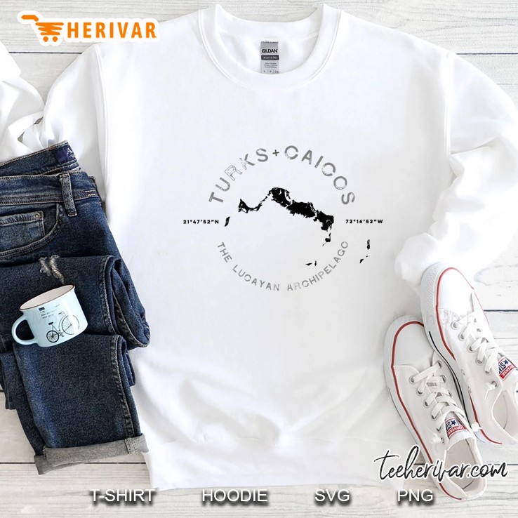 Turks And Caicos Graphic Vintage Retro Sweatshirt