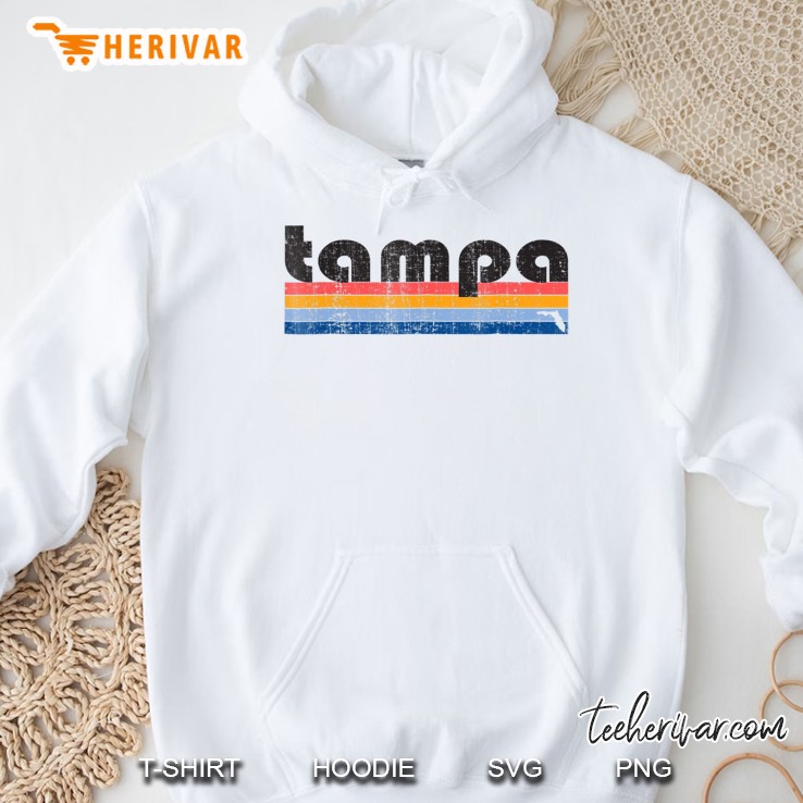 Vintage 80S Style Tampa Fl Hoodie