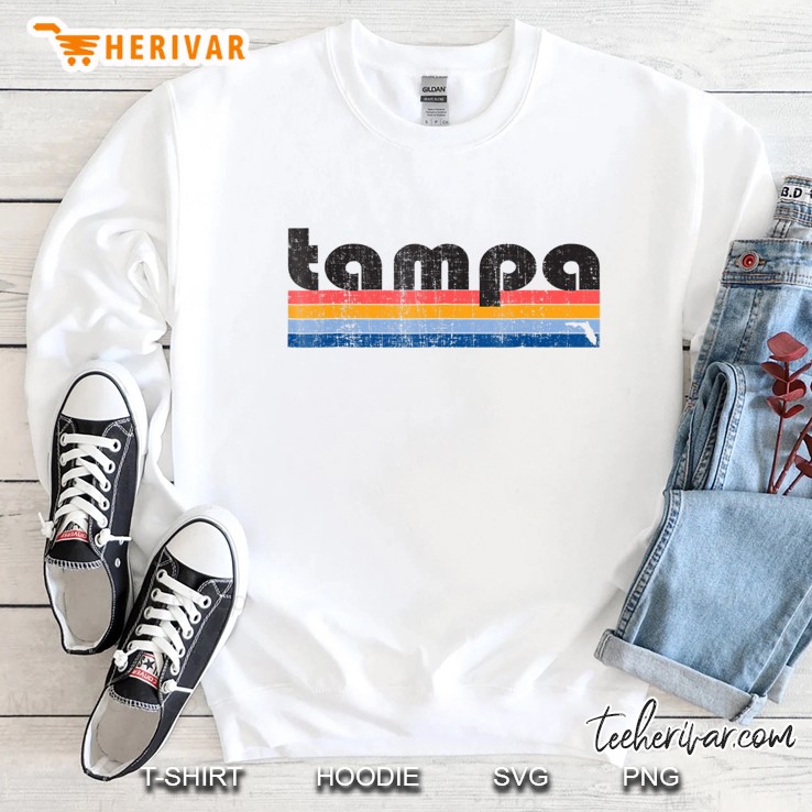 Vintage 80S Style Tampa Fl Sweatshirt