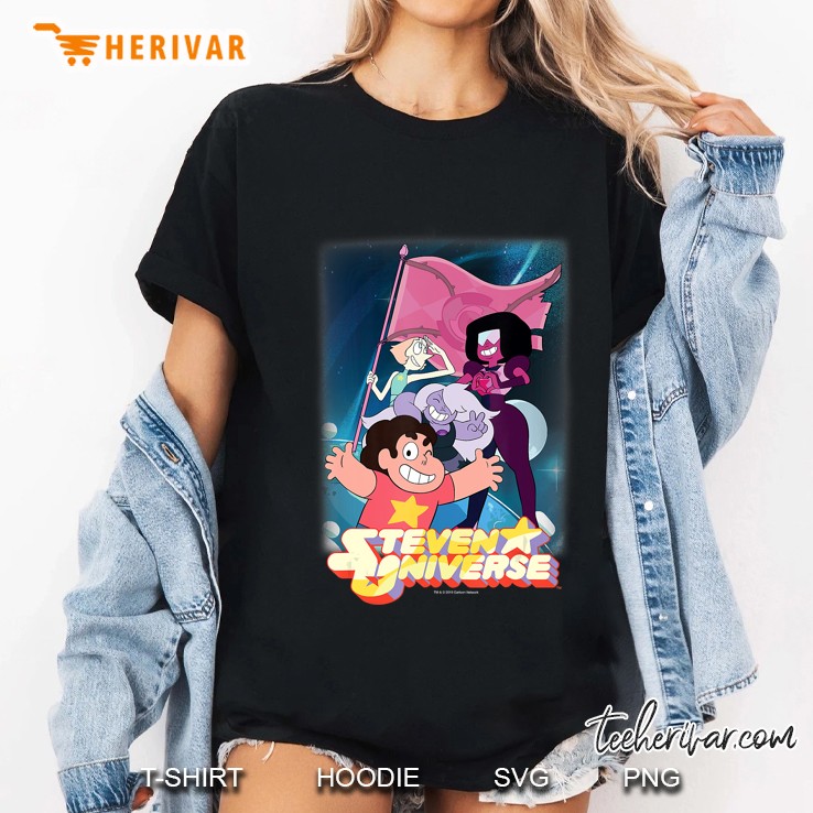 Cn Steven Universe Crystal Gems Poster Ladies Tee