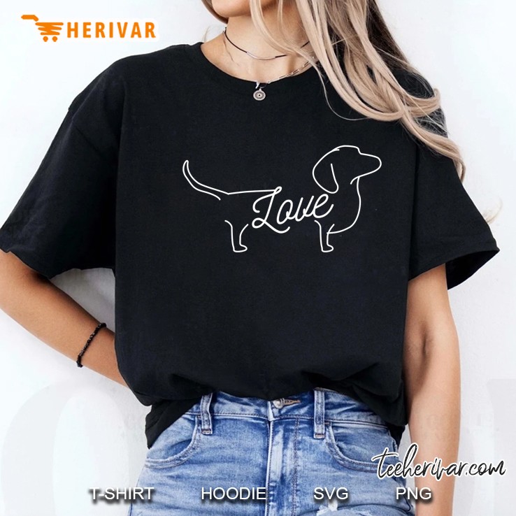 Dachshund Lover Chiweenie Weiner Dog Ladies Tee