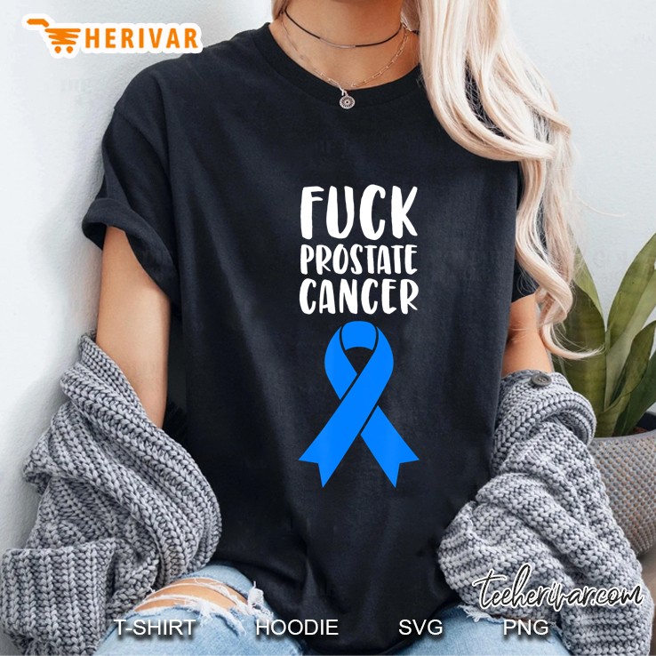 Fuck Prostate Cancer Awareness Ladies Tee