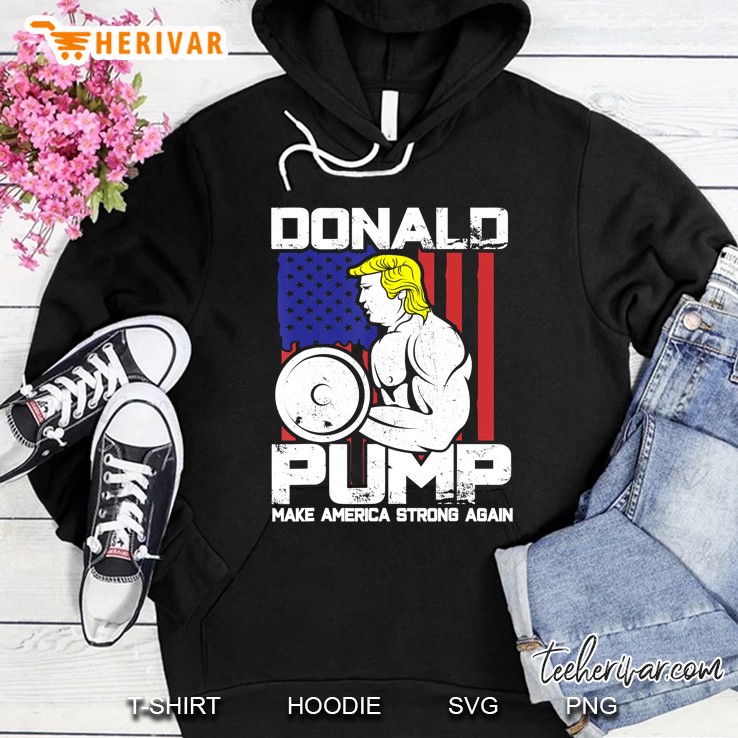 Donald Trump Weight Lifting Workout Gym Hoodie
