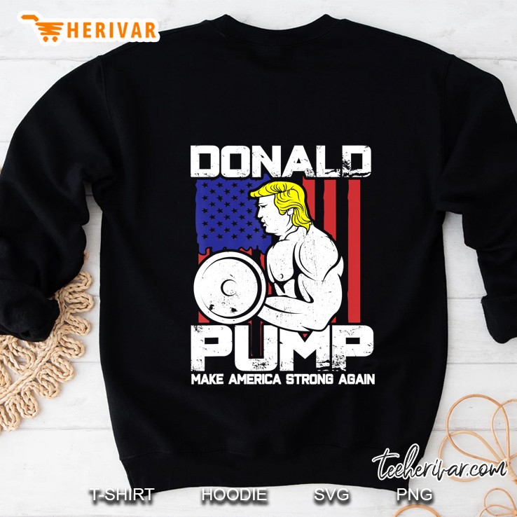 Donald Trump Weight Lifting Workout Gym Sweatshirt