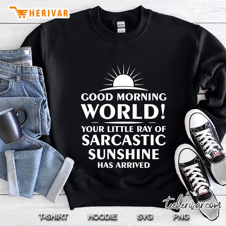Good Morning, Your Ray Of Sarcastic Sunshine Arrived Sweatshirt