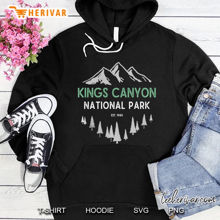 Kings Canyon National Park Est 1940 Vintage California Hoodie