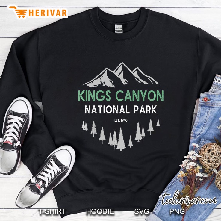Kings Canyon National Park Est 1940 Vintage California Sweatshirt