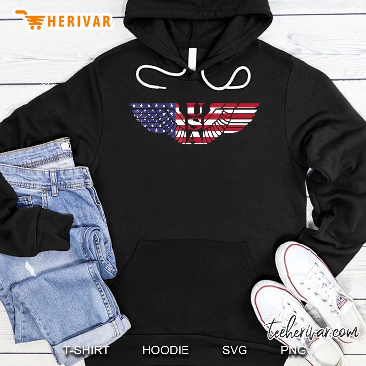 Usa Flag 4Th July 4 Red White Blue Stars Stripes Hoodie