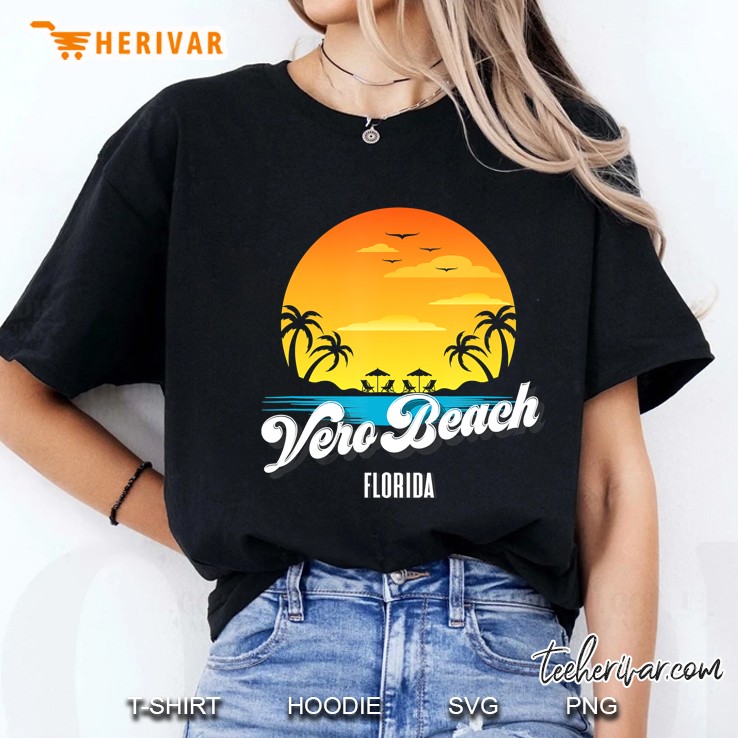 Vero Beach Florida Beach City Native Ladies Tee