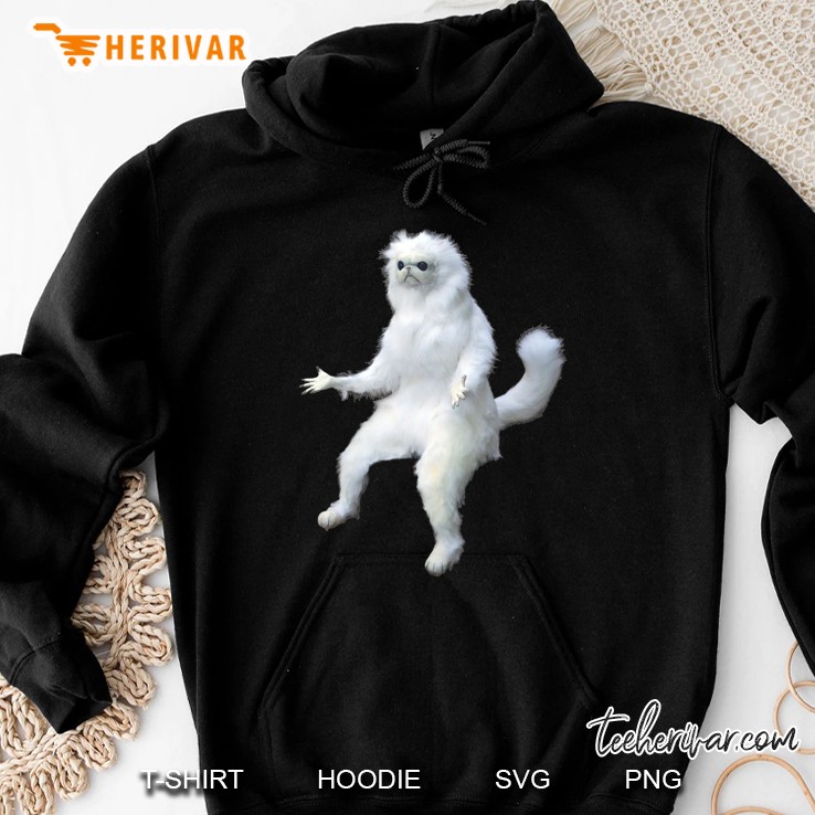 Persian Cat Room Guardian Meme Hoodie