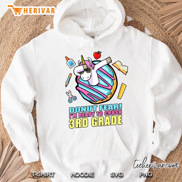 3Rd Grade Dabbing Unicorn Back To School Girls Gift Hoodie