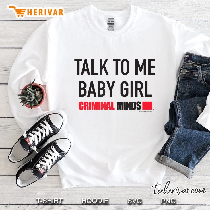 Criminal Minds Talk To Me Baby Girl Sweatshirt