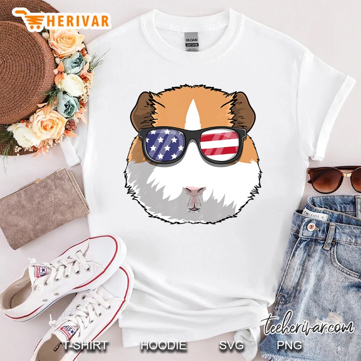 Guinea Pig Patriotic Usa 4Th Of July American Cute Shirt