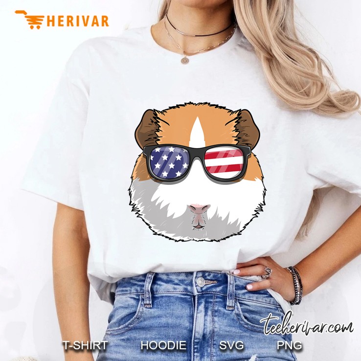 Guinea Pig Patriotic Usa 4Th Of July American Cute Hoodie