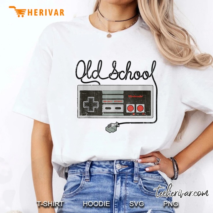 Nintendo Nes Controller Old School Tangled Ladies Tee
