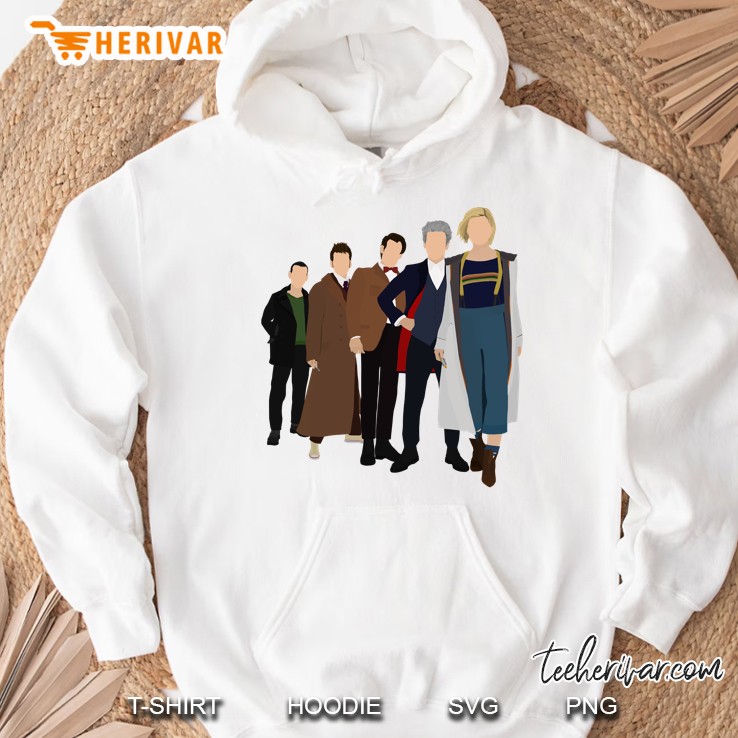 Doctor Who - All Five Modern Doctors (Dw Inspired) - 13Th Doctors Hoodie